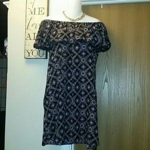 Off Shoulder Floral Dress